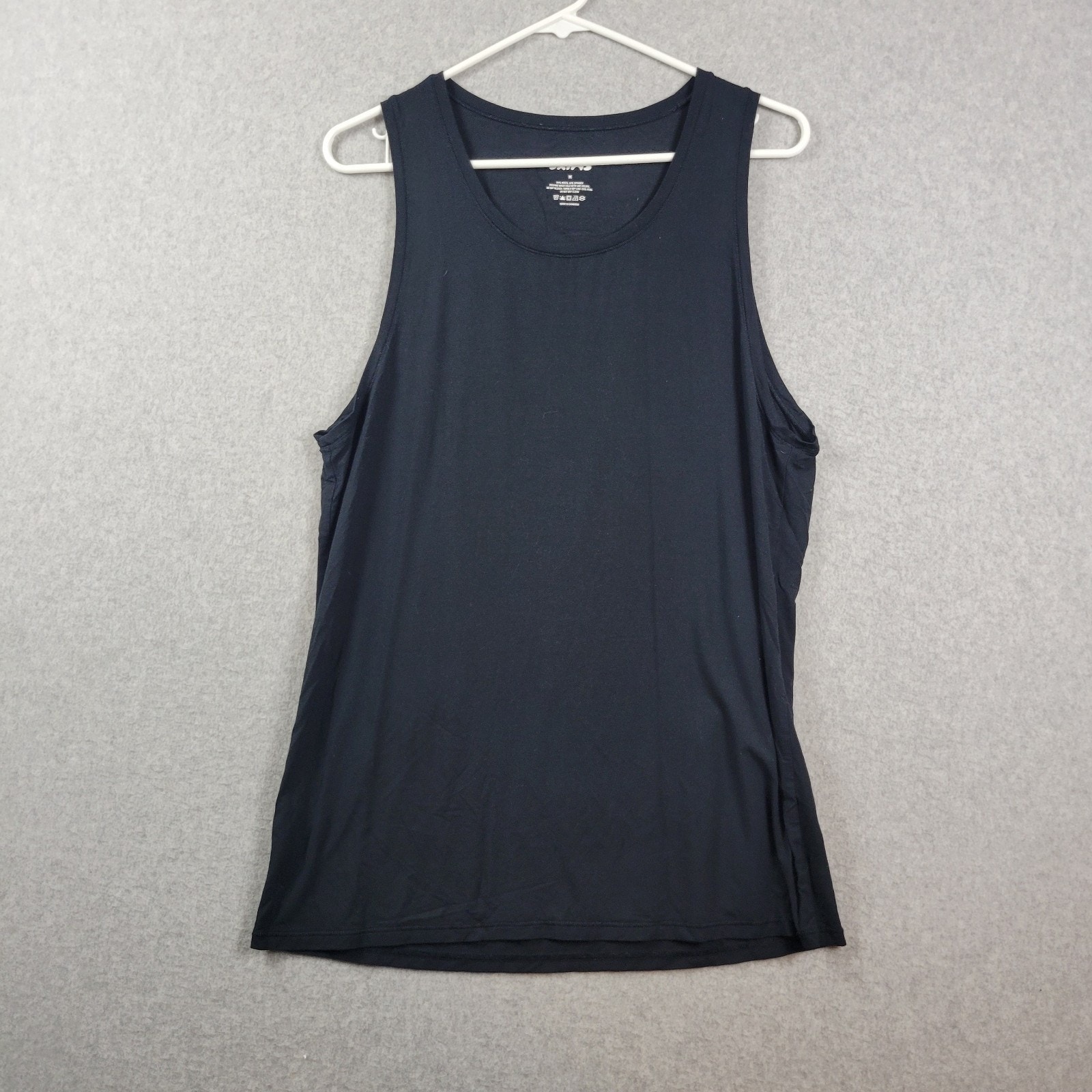 Skims Black Sleeveless Long Tank Top Women's Medium Modal Stretch